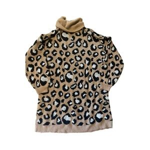 Fantastic Fawn Oversized Leopard Sweater M